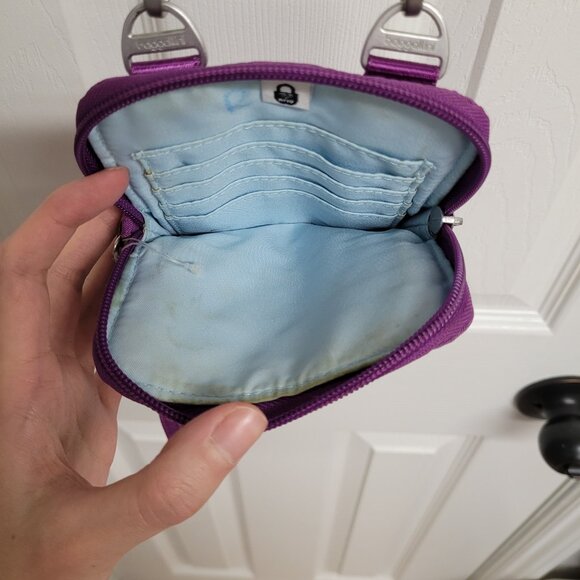 Baggallini RFID Bryant Pouch, Plum Purple - Picture 4 of 7